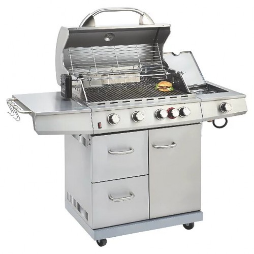 Uniflame classic 4 burner and side gas clearance barbecue